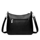 Genuine Brand Women's Soft Leather Shoulder Bags Luxury Designer Crossbody Bags Ladies Casual Tote Bag Messenger Commuting Sac