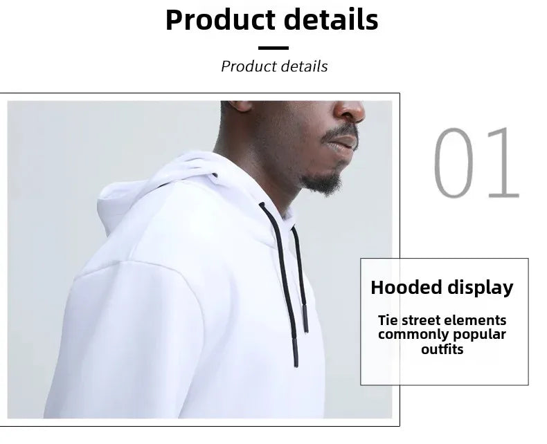 Autumn/Winter Hooded Sports Fitness Sweatshirt Men's Basketball Training Running Long Sleeve Jacket Nike Athletic Training Suit
