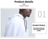 Autumn/Winter Hooded Sports Fitness Sweatshirt Men's Basketball Training Running Long Sleeve Jacket Nike Athletic Training Suit