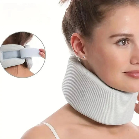 Adjustable Breathable Neck Brace Cervical Sponge Neck Support Protector for Sleep - Ergonomic Neck Pillow for Comfortable Sleep