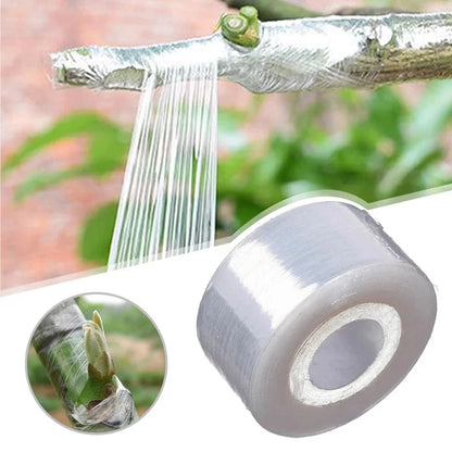 Cinta de injerto flexible de polietileno autoadhesiva, rollo de cinta para injertar árboles y plantas, estirable, 3/4 cm de ancho, 1 unidad.