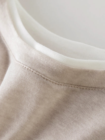 Suéter FSLE de manga larga para mujer, 19,1 % lana, suave y fino, para oficina, otoño, 24FS13096