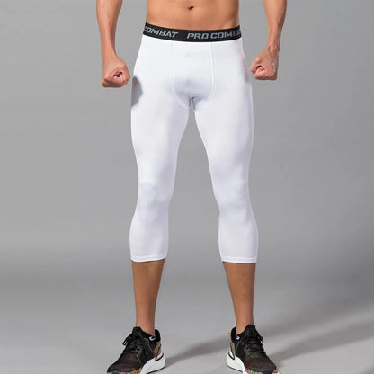 Pantalones de compresión para hombre, mallas frescas y secas, mallas deportivas para correr, pantalones cortos deportivos para entrenamiento