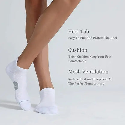 3/6 pairs of breathable and non slip invisible boat socks for men and women, ankle running socks, outdoor fitness socks
