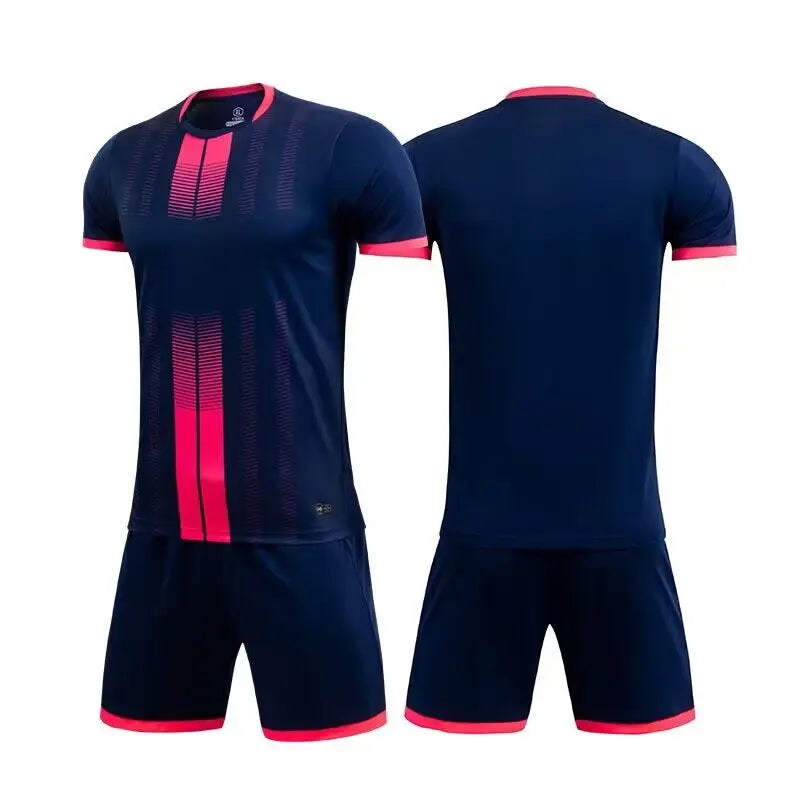 2023 Children Jerseys Sets Men Boys Soccer Clothes Suit Short Sleeve Kids Football Uniforms Soccer Tracksuit Jersey Kit
