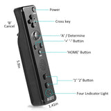 Controllers for Nintendo Wii/Wii U Left/Right 2in1 Motion Plus Controller Wireless Remote Control Gamepad Video Game Accessories