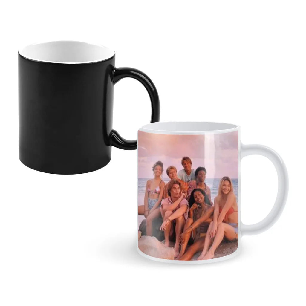 O-Outer Banks Anime Creativity Change Color Chang mug Ceramic mug Hot Coffee Cup Breakfast Cup mug Friend Gift