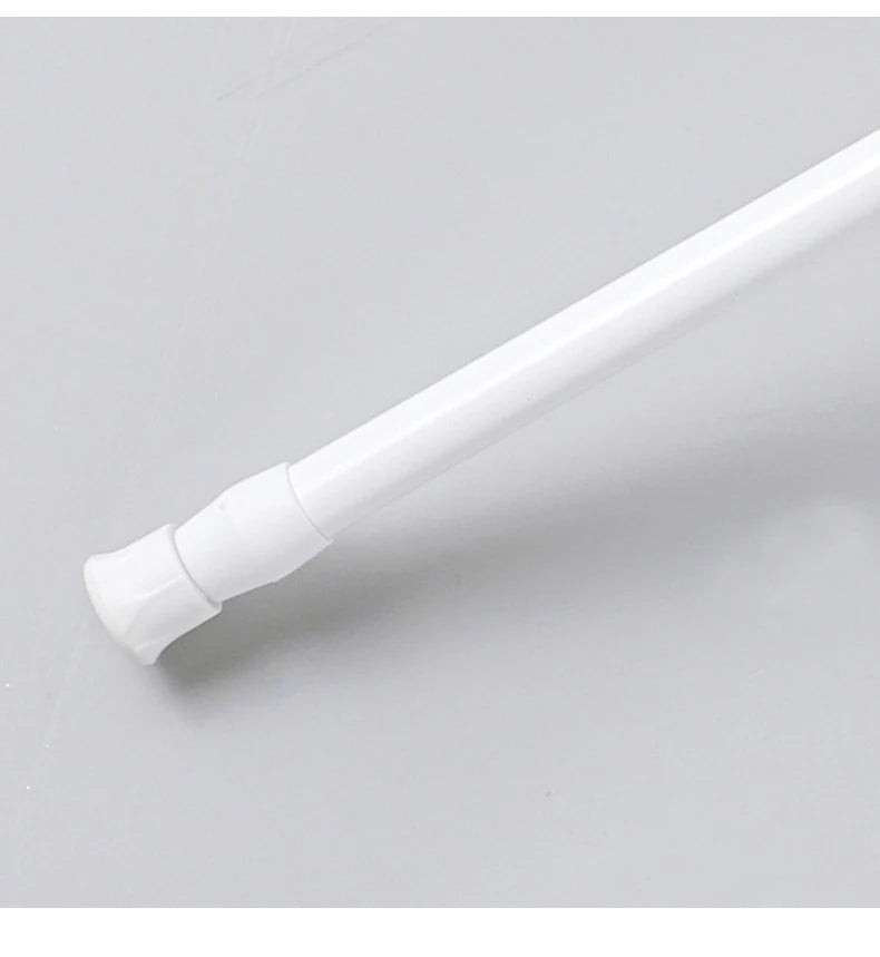 30-110CM Multi Purpose Spring Loaded Extendable Telescopic Curtain Pole Tension Rail Net Voile Pole Net Rods Curtain Telescopic