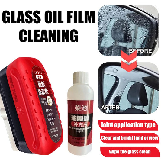 Removedor de filme de óleo de vidro do carro poderoso limpador de pára-brisa esponja de vidro do carro escova de limpeza manchas de água remoção de manchas detalhamento automático