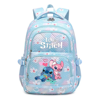 Mochila impermeable Disney Lilo Stitch para mujer, bolso de viaje para mujer, mochila escolar para adolescentes, mochila para libros