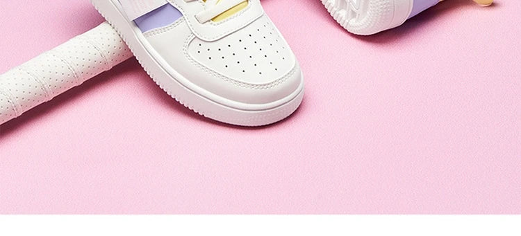 Xtep Kid's Skateboarding Shoes 2025 Spring Unisex Leather Fashion Casual Running Comfortable High-top Sneakers 676316319305