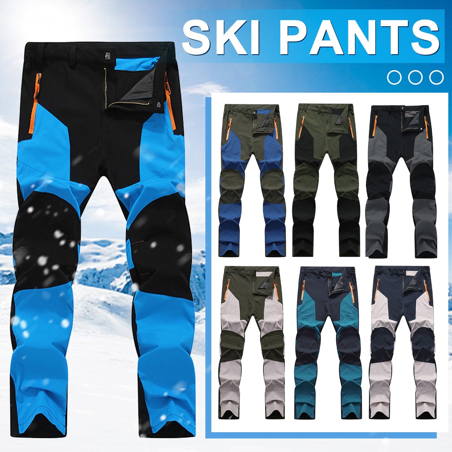 Pantalones de senderismo casuales para las 4 estaciones, pantalones de pesca abrigados para hombres, pantalones tácticos impermeables para deportes al aire libre, pantalones de trekking de montaña