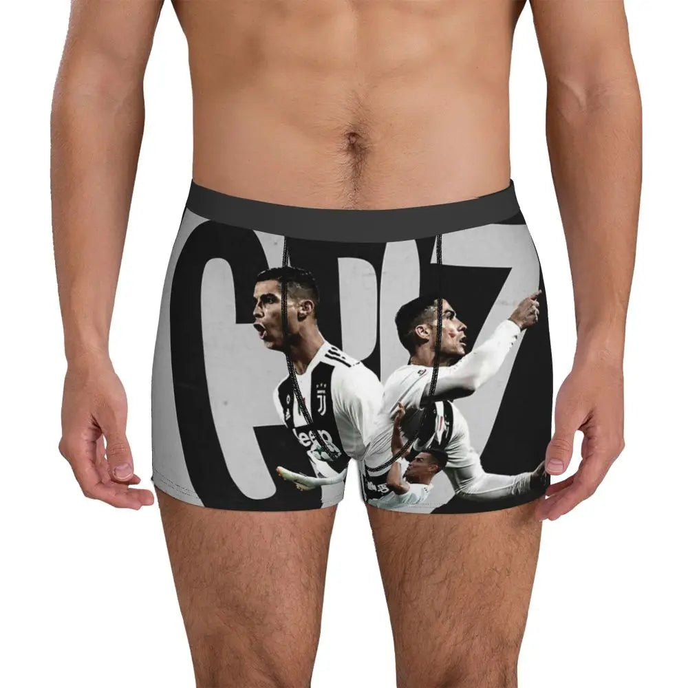 Boxer Underpants Shorts CR7 Panties Men Soft Underwear for Homme Man Boyfriend Gift