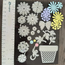 Floral metal cutting dies for DIY paper card embossing, scrapbooking, and album decoration