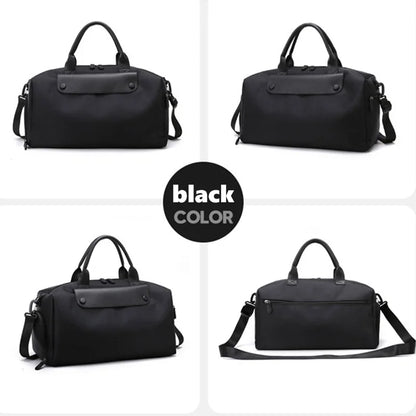 Customizable Name Crossbody Sports and Fitness Bag Oxford Cloth Women's Bag Luggage Bag Lightweight Short Distance Travel Bag