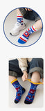 5 Pairs Children Socks Cartoon Spiderman Boy's Socks Spring Autumn Middle Tube sock Cotton Cute Kids Socks Size 1-12 Year