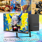 HGFRTEE 27" 4K Monitor 3840*2160 UHD IPS Computer Screen, 99% sRGB 10-Bit Color Accuracy Office Display for Gaming PC Laptop PS5