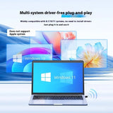 USB Bluetooth 5.3 Adapter Wireless Bluetooth 5.1 Dongle Adapter for PC Laptop Wireless Speaker Audio Receiver USB Transmitter