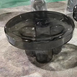 Artistic Glass Coffee Tables, Creative Design End Tables for Living Room , Stylish Accent Tea Table with Various Sizes & Colors