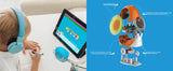 Robot de juguete Robobloq Qobo para niños de 3 a 6 años, robot de programación para educación temprana sin pantalla, 2 modos de juego, juguete educativo y de aprendizaje.