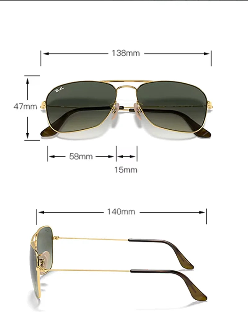 Rayban original CARAVAN 3136 Classic Sunglasses in box