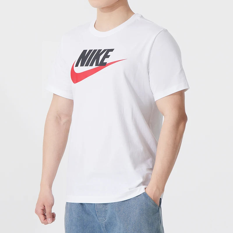 Nike Men's Sportswear Running Fitness Half-Sleeve Comfortable Breathable Casual Wear Round Neck Top T-Shirt Dx1986-101