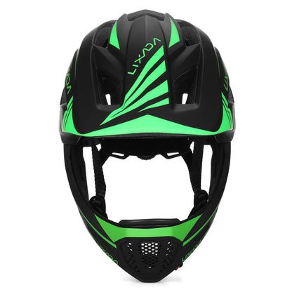 Lixada Kids Full Face Helmet Detachable Children Sports Safety Bike Helmet Protective Gear for Cycling Skateboarding Roller Skat