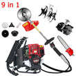9 In1 New High Quality Backpack Brush Cutter Grass Cutter with GX35 4 Stroke 35cc Gasoline Engine Tree Cutter Mini Tiller