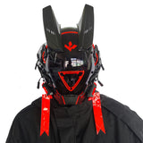 Capacete Cyberpunk com LED – Máscara para Festas, Halloween, Natal e Cosplay – Presente para Adultos