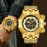YaLaLuSi Men's Quartz Watch Dominant Design Multi Functional Practical Style Elegant Timepiece for Gentlemen