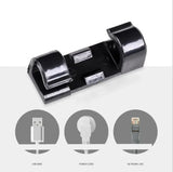 1/100Pcs Cable Clips Self-Adhesive Cable Organizer Cord Management System Cord Holder for Wire Management Desk Car Office Home