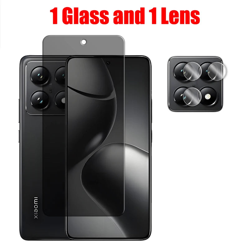 For Xiaomi 14T Pro Glass For Xiaomi 14T 14 T Pro Tempered Glass Anti Peep Privacy Screen Protector For Xiaomi 14T Lens Film