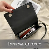 Fashion Brand Designer Women's Shoulder Bag Small PU Leather Female Crossbody Bag Trendy Classic Handle Handbag Women