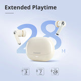 Tronsmart Sounfii R4 Bluetooth Earphones Wireless Earphones with Quad-Mic Call Noise Reduction, 28H Playtimes
