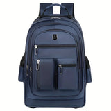 Large Capacity Travel Backpack With Wheels, Multi Layer Trolley Luggage Bag, Multifunctional Weekender Overnight Bag Rucksack