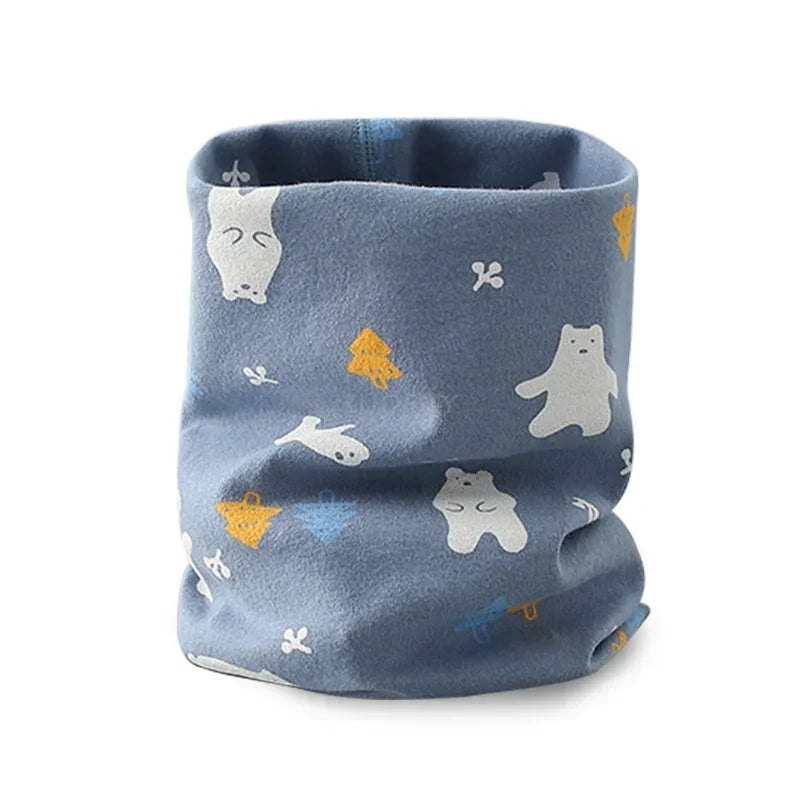 New Cotton Baby Scarf Autumn Spring Snood Children Boy Girl Scarf Kids Child Neck O Ring Scarves Collar Warm Neckerchief