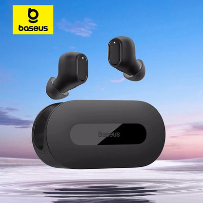 Auriculares inalámbricos Baseus Bowie EZ10 con Bluetooth 5.3, carga rápida, 0,06 pulgadas, baja latencia, miniauriculares deportivos de alta fidelidad.