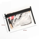 PVC Transparent Makeup Bag Women Cosmetic Bags Toiletry Wash Bag Travel Cosmetic Organizer Kids Coin Purse Coin Pouch Card Bag