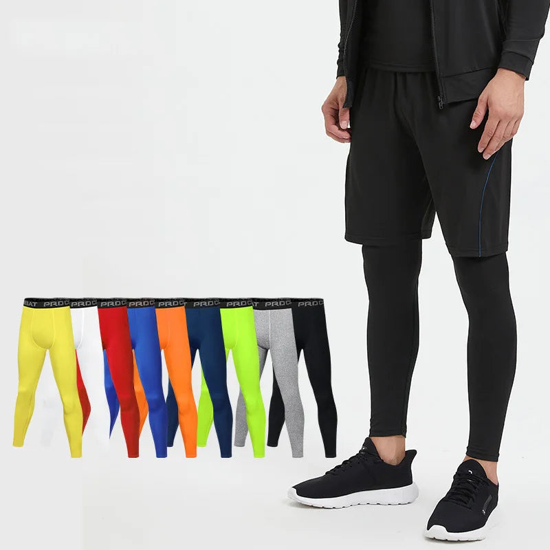 Winter Men Women Kid Children Running Tights GYM Pants Basketball Football Soccer Fitness Exercise Hiking Sport Long Legging B68