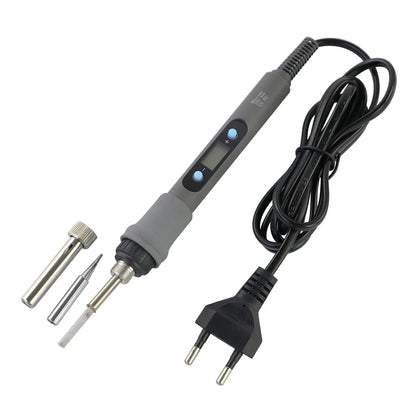 60W/80W Electric Soldering Iron Adjustable Temperature Digital Display Electronic Welding Repair Tools With Solder Tin Iron Tips