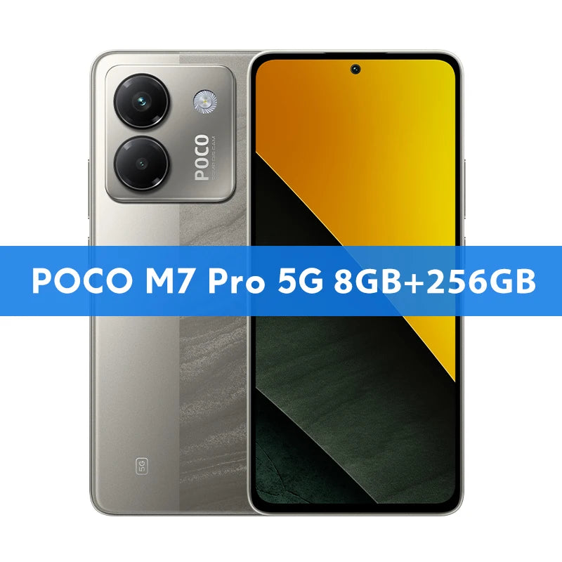 Global Version POCO M7 Pro 50MP Camera MTK Dimensity 7025-Ultra 120Hz FHD+ Eye-care AMOLED Display NFC 5110mAh Battery