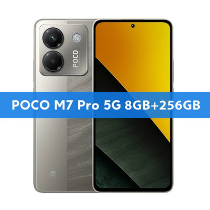 Global Version POCO M7 Pro 50MP Camera MTK Dimensity 7025-Ultra 120Hz FHD+ Eye-care AMOLED Display NFC 5110mAh Battery