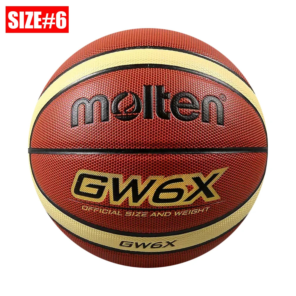 2025 Molten Basketball Official Size 7/6/5 PU Material Indoor Outdoor Men Ball Training Match Game Team Original Baloncesto