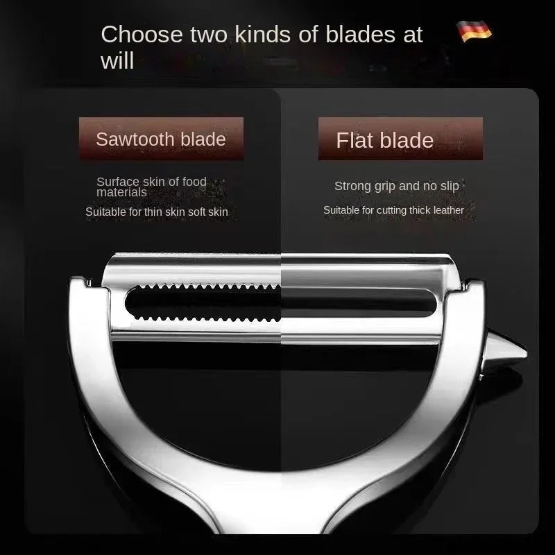 Vegetable Peeler Potato Carrot Peelers Stainless Steel Peeler with Ergonomic Non-Slip Handle & Sharp Blade Kitchen Tools