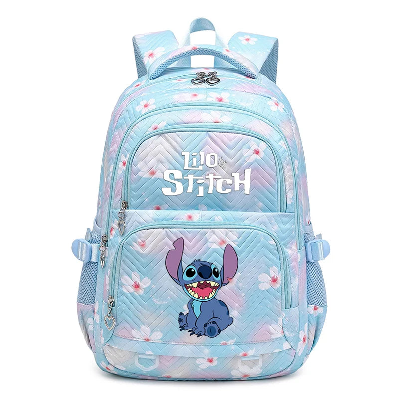 Mochila impermeable Disney Lilo Stitch para mujer, bolso de viaje para mujer, mochila escolar para adolescentes, mochila para libros
