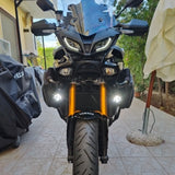 Motorcycle LED Auxiliary Lamp For BMW R1200GS F800GS ADV Yamaha MT07 MT09 CRF1000L Africa Twin Kawasaki Fog Lights Moto Lamp