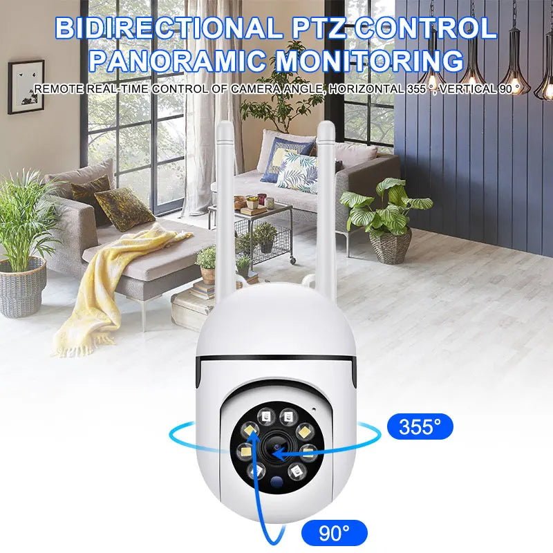 3MP 1080P HD Wireless Security Camera Indoor Outdoor Smart Surveillance Camera with Night Vision Baby Monitor CCTV Camera