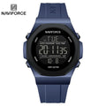NAVIFORCE NF7117 Sports Watch for Men 5ATM Waterproof Multifunction Electronic Watch Men's LCD Digital Wristwatch