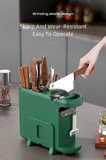 Multifunction Knife Holder Cutting Board Stand Knife Stand Household Holder Knife Desktop Stand Kitchen Tool Utensil Organizer