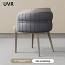 UVR Light Luxury Dining Chair Household Makeup Chair Modern Simple Hotel Negotiation Receiving Chair Restaurant Chair Furniture